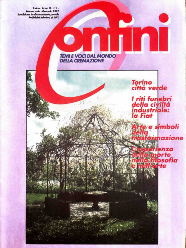 Copertina di Anno III, n. 1 — Nuova serie — Gennaio 1997