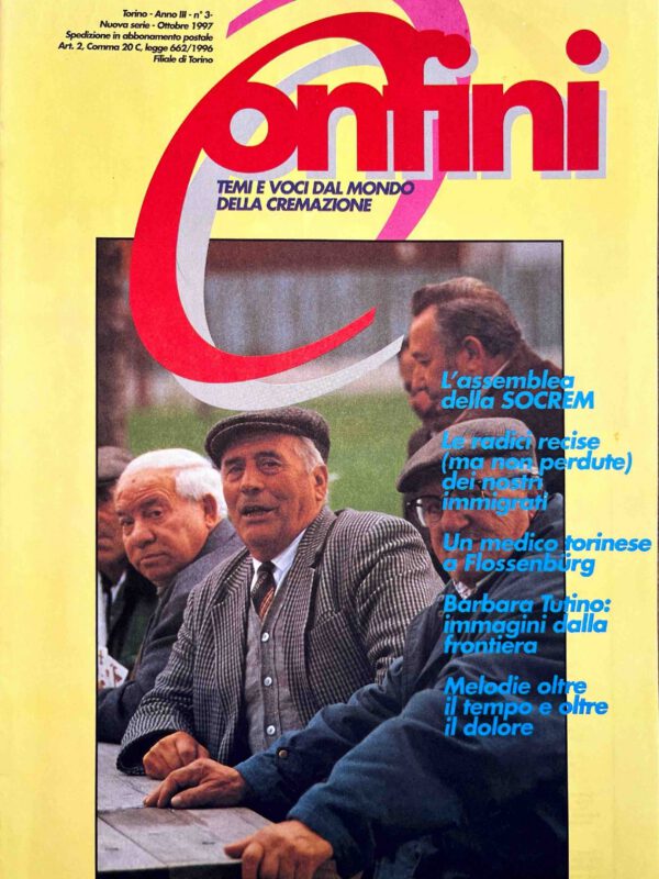 Copertina di Anno III n.3, Ottobre 1997