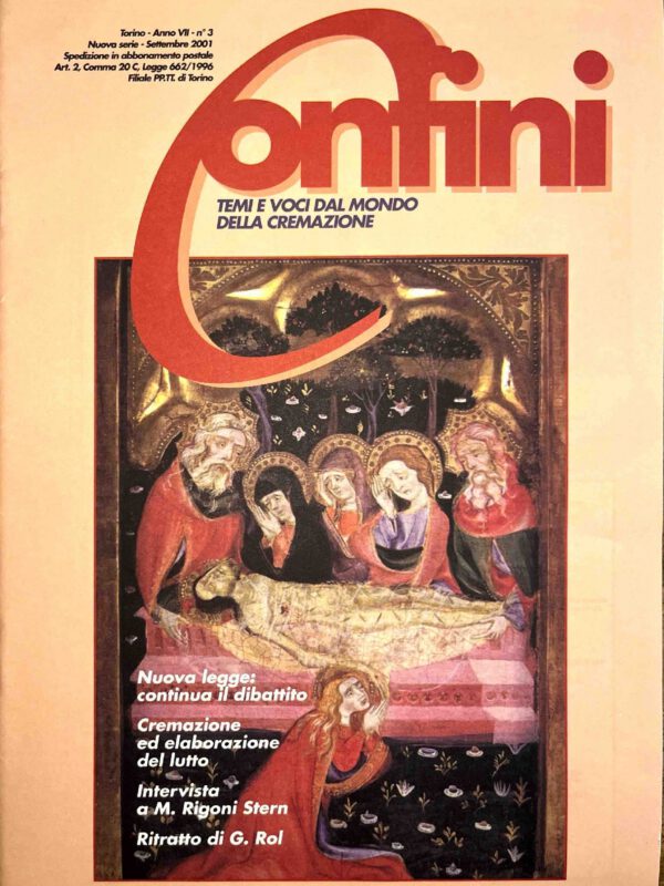 Copertina di Anno VII n.3, Settembre 2001