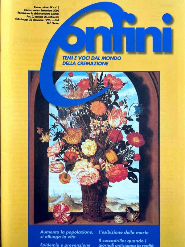 Copertina di Anno IX n.3, Settembre 2003