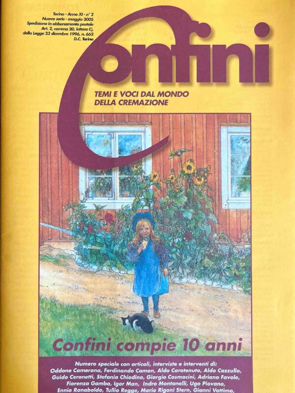 Copertina di Anno XI n.2, Maggio 2005 — Speciale «Confini compie 10 anni»